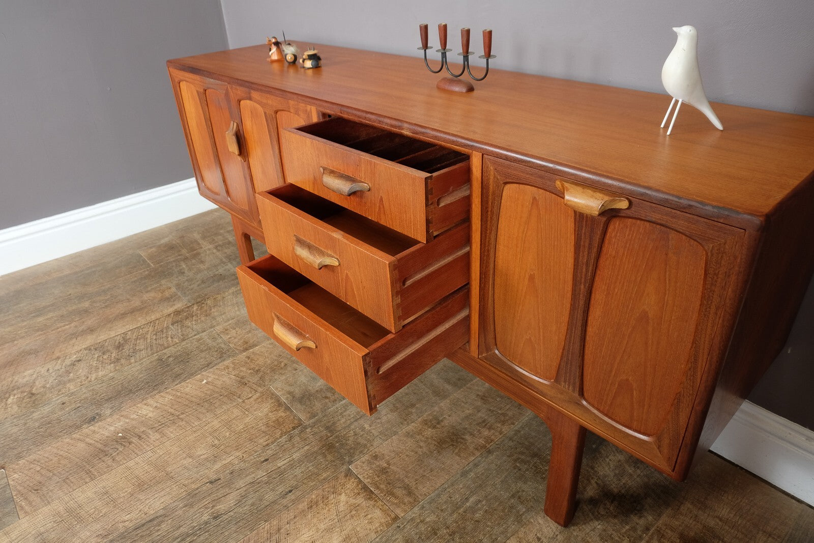 Vintage Retro Small Teak G Plan Brasilia Sideboard - Rare