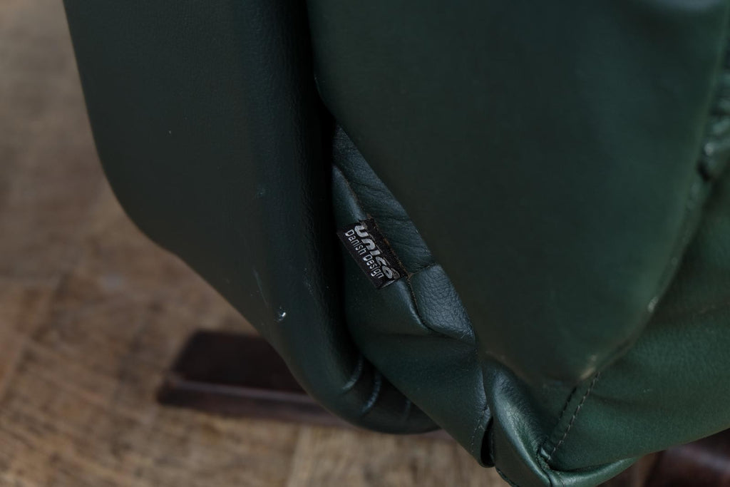 Vintage Retro Danish Reclining Armchair and Footstool by Unico