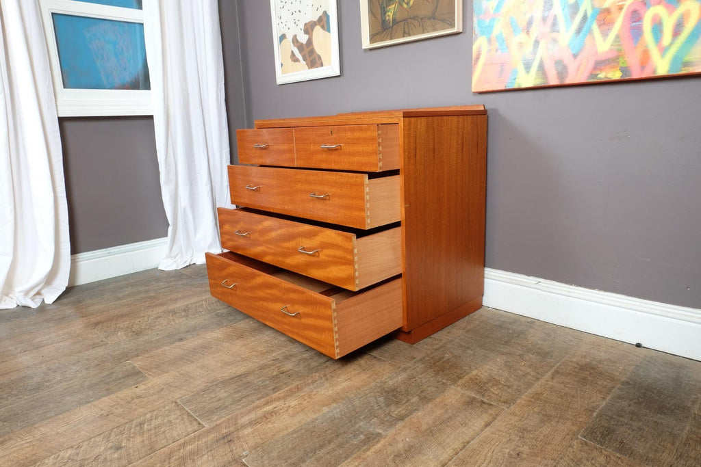 Vintage Retro Remploy MOD Chest of Drawers