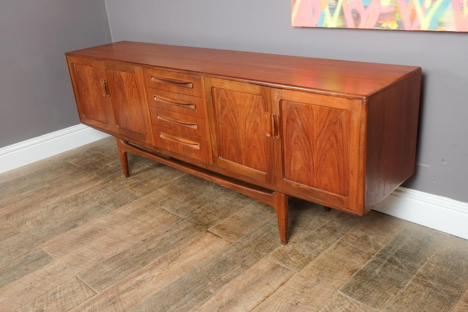 Vintage Retro Large G Plan Fresco Teak Sideboard