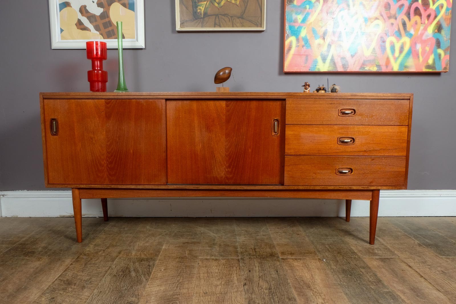 Vintage Retro Mid Century Teak Sideboard by Austin Suite