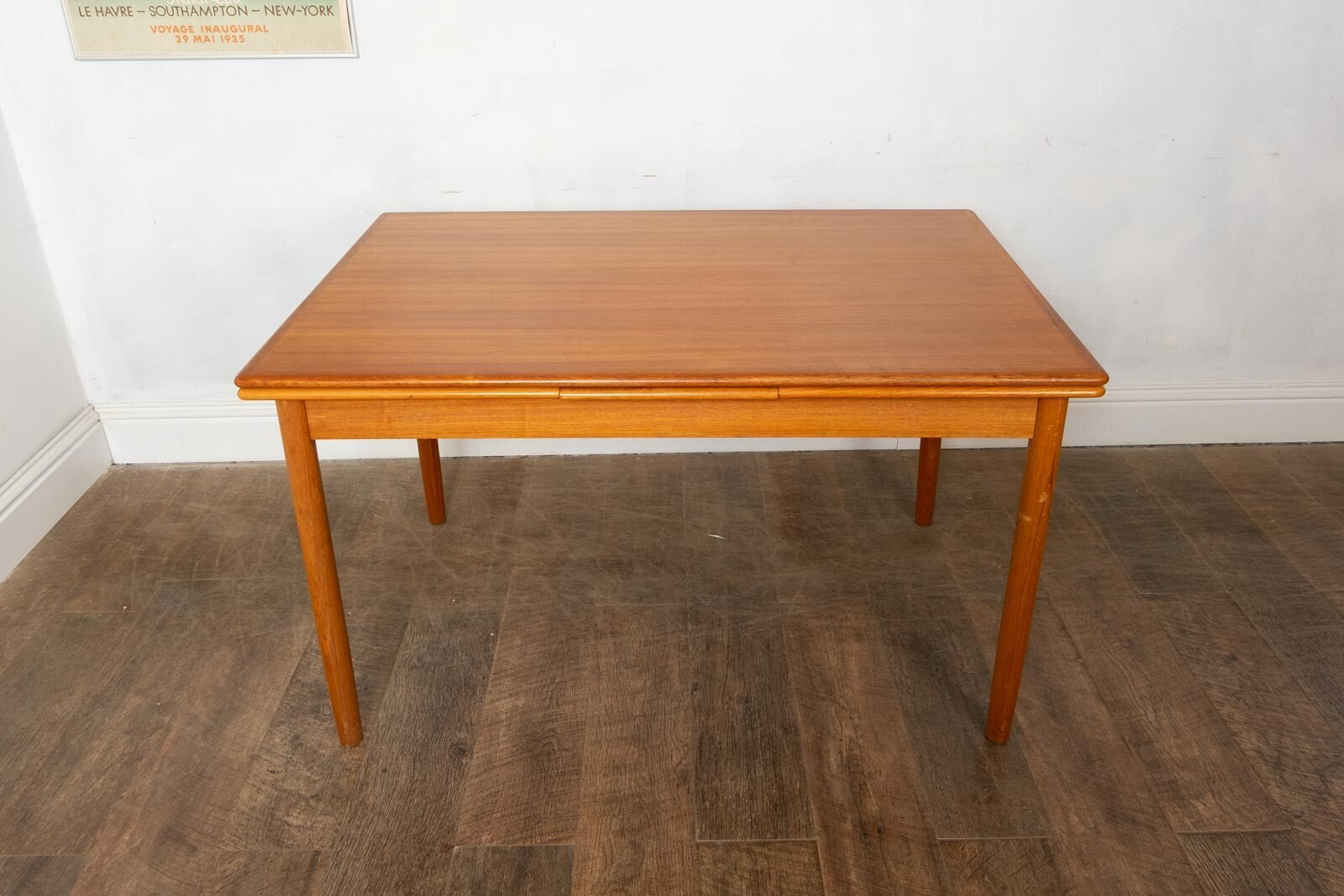 Vintage Retro Danish Teak Extending Dining Table