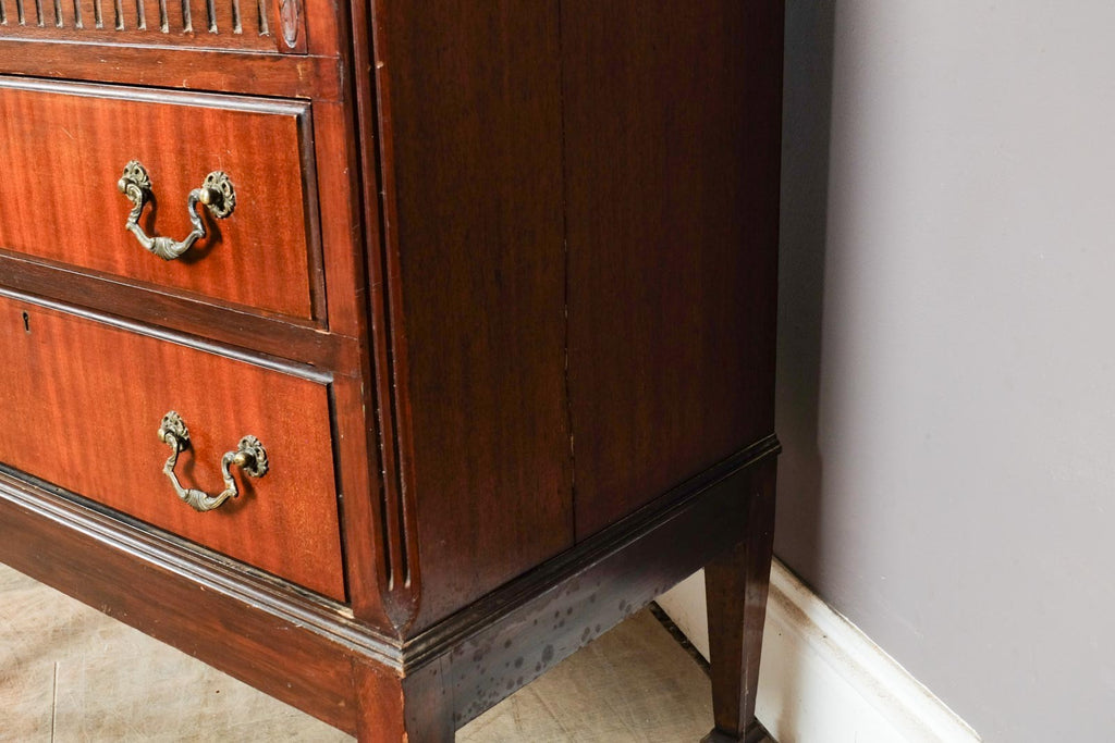 Vintage Retro Antique French Style Secretary Writing Desk Bureau