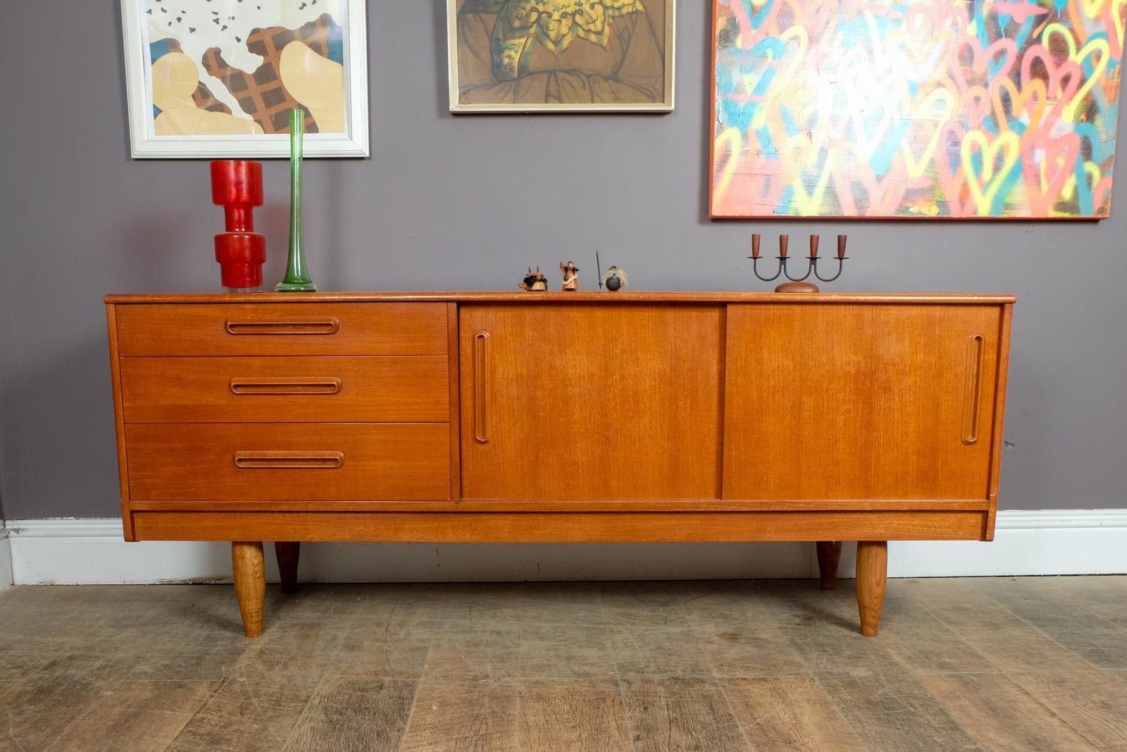 Vintage Retro Mid Century Teak Sideboard