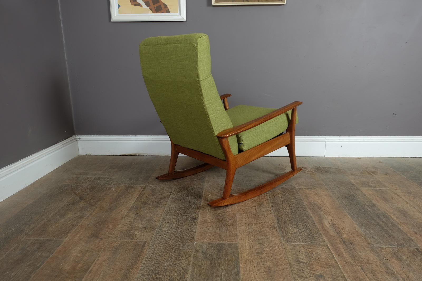 Vintage Retro Mid Century Afromosia Armchair by Furpro