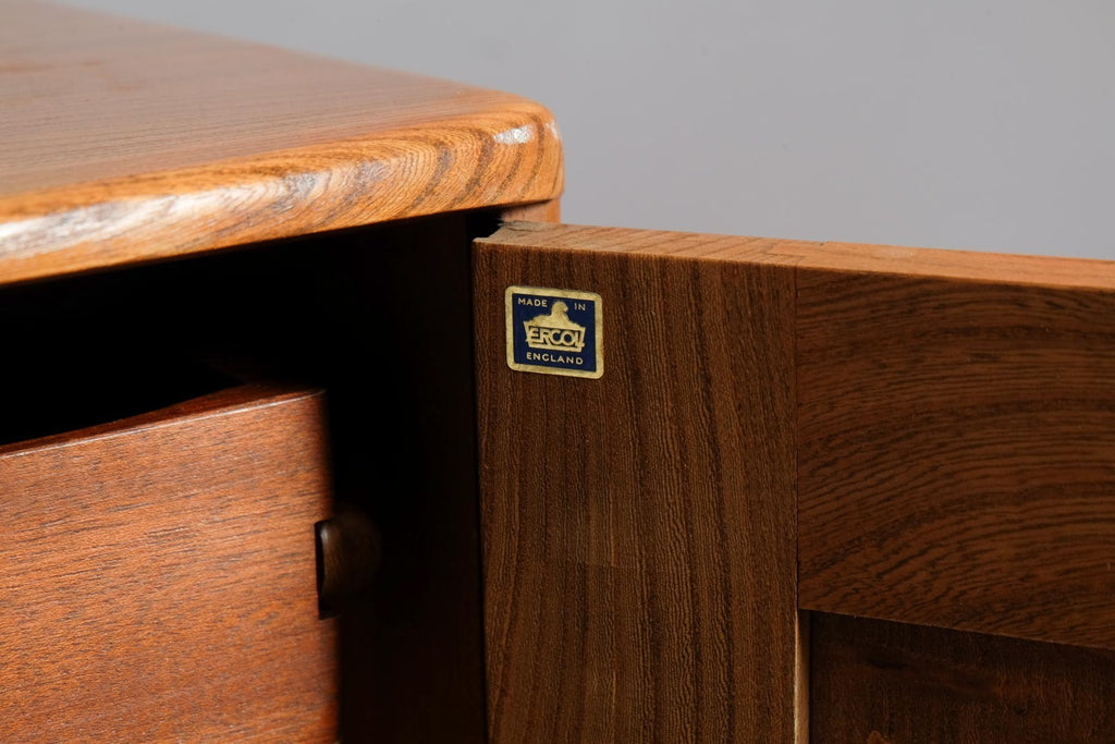 Vintage Retro Ercol Light Elm Sideboard Model 429