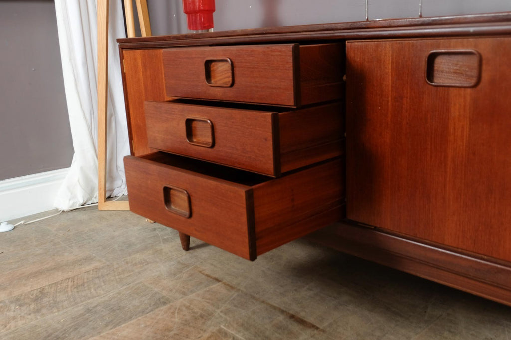 Vintage Retro Large Teak Sideboard by William Lawrence