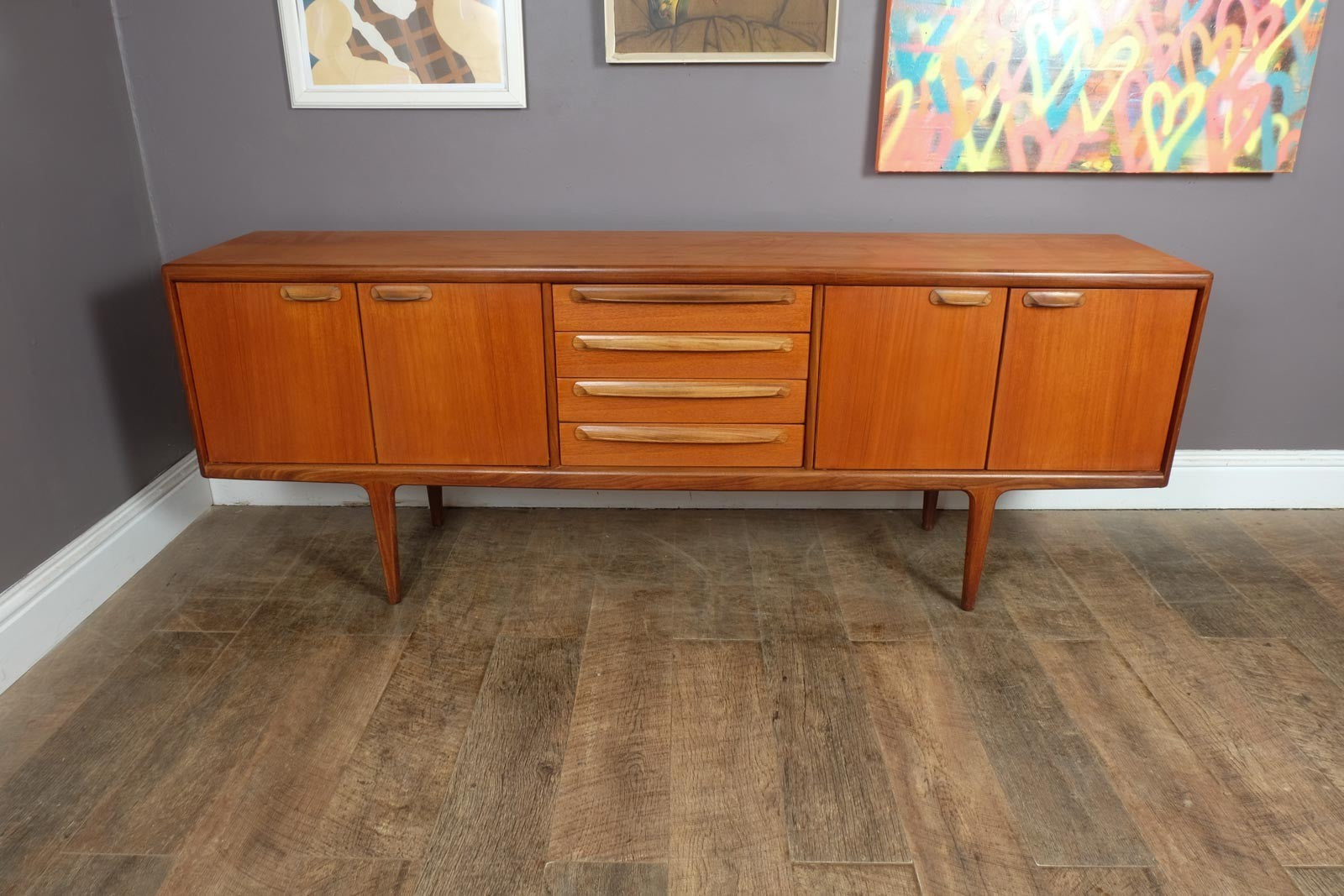 Vintage Mid Century Teak Sequence Sideboard by Younger