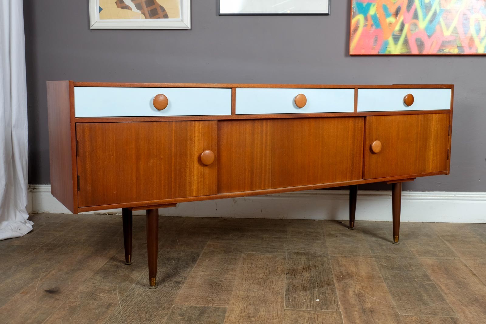 Vintage Retro Mid Century Teak Sideboard