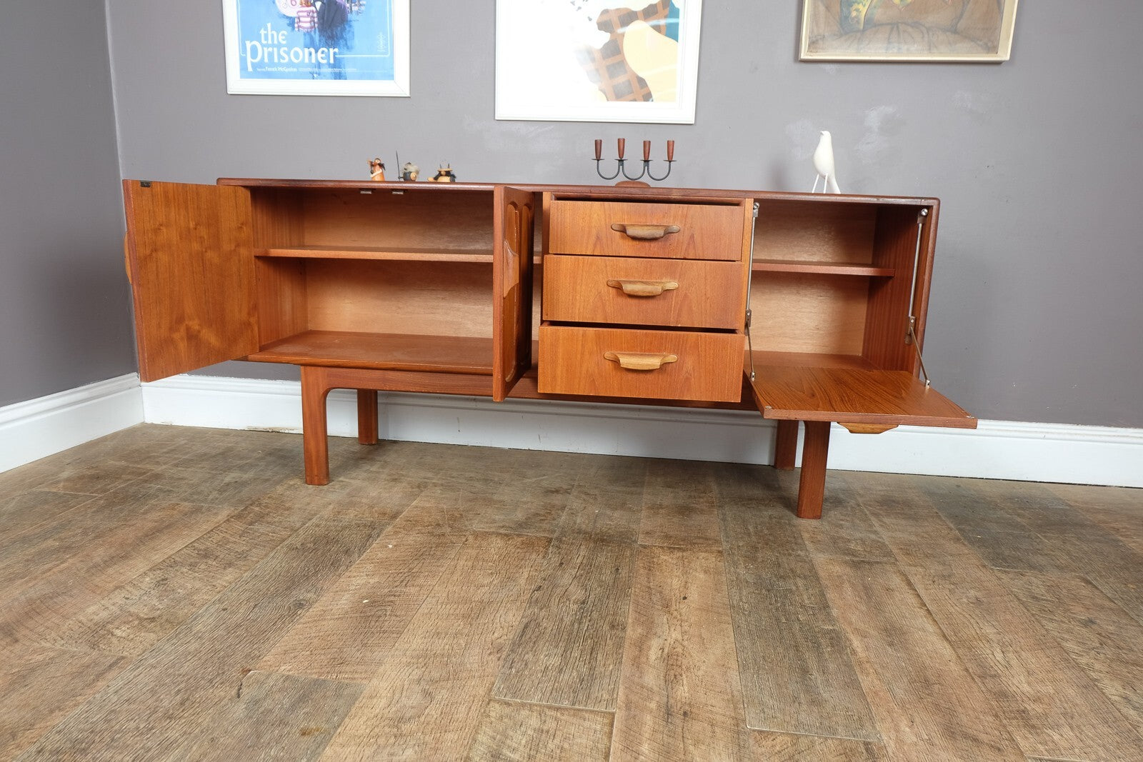 Vintage Retro Small Teak G Plan Brasilia Sideboard - Rare