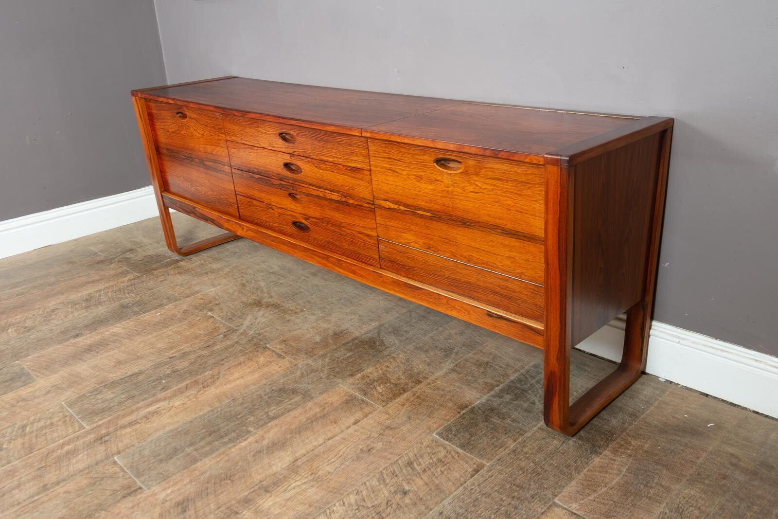Vintage Retro Uniflex Rosewood Sideboard designed by Gunther Hofstead