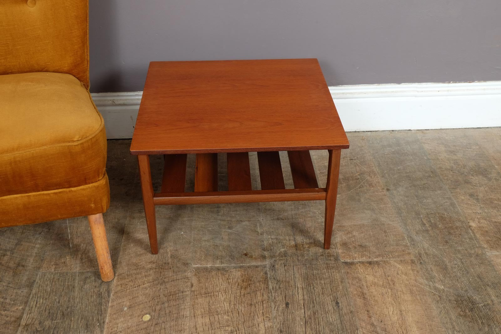 Vintage Retro Small Teak Sidetable by Myer