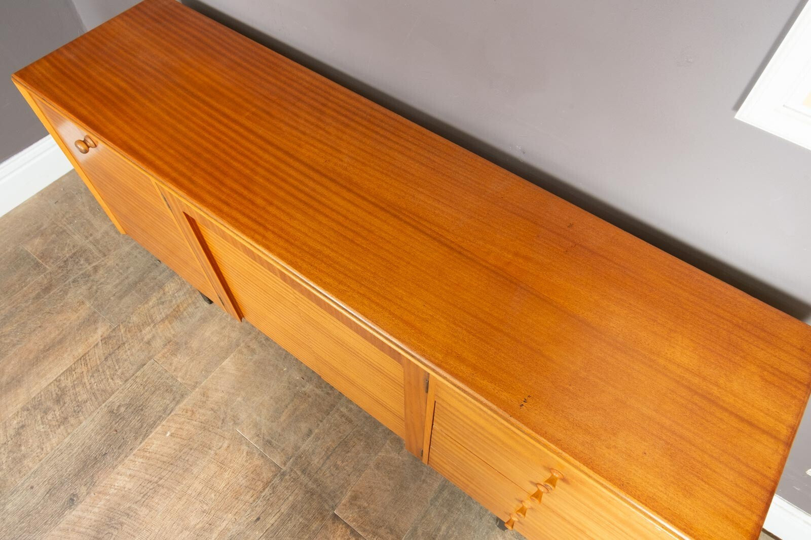 Vintage Mid Century Light Teak Sideboard by C.W.S. Ltd