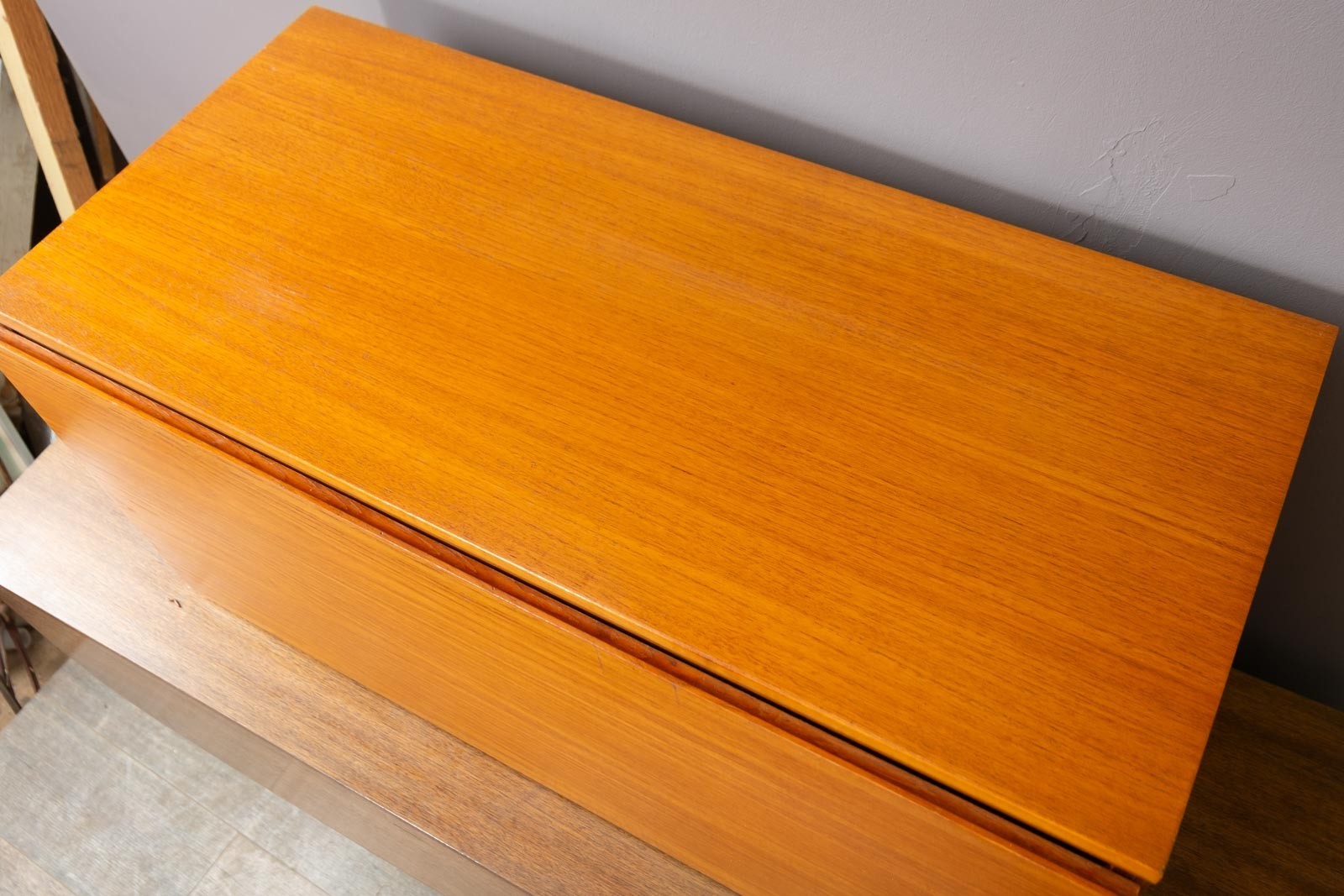 Vintage Retro Beaver and Tapley Floating Teak Cabinet