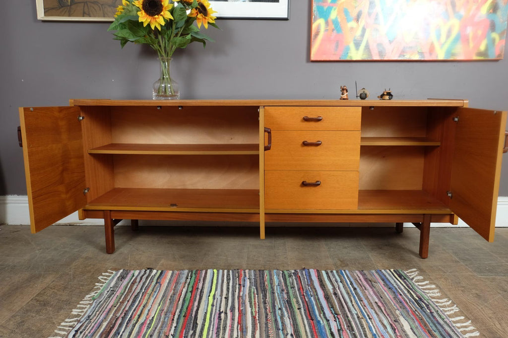 Vintage Retro Mid Century Teak Sideboard by Europa