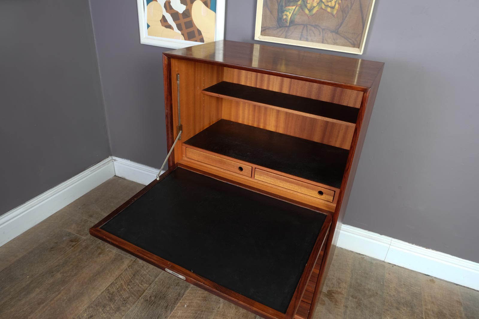 Vintage Arne Vodder #7755 Sibast Rosewood Bureau / Cabinet