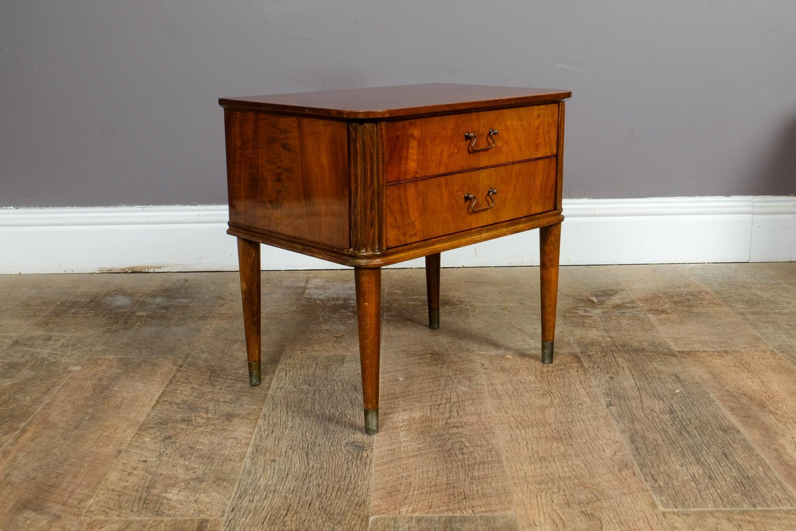 Pair of Vintage Danish Bedside Tables by Edmund Jorgensen for Nakskov