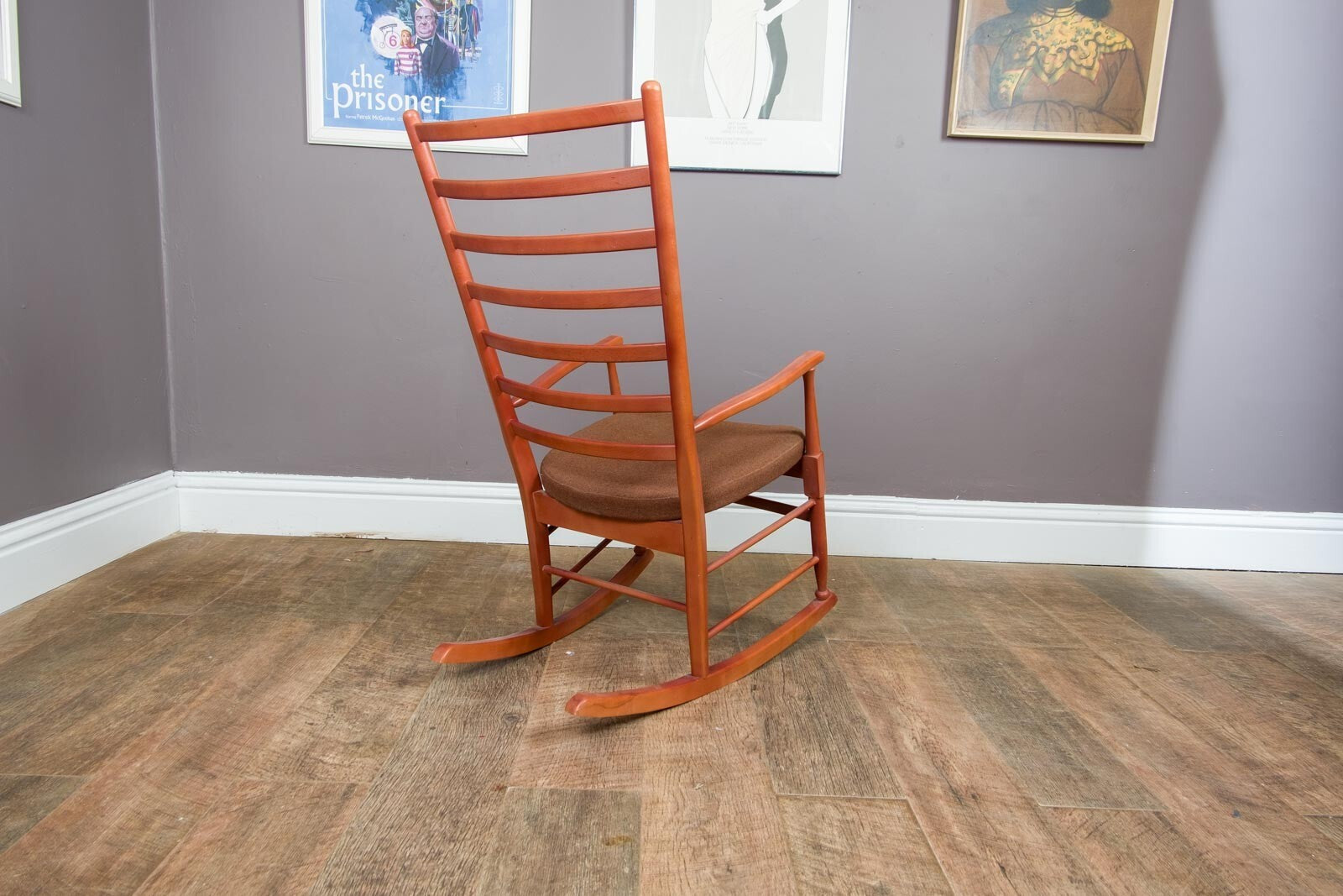 Vintage Retro Mid Century Rocking Chair by Scandart