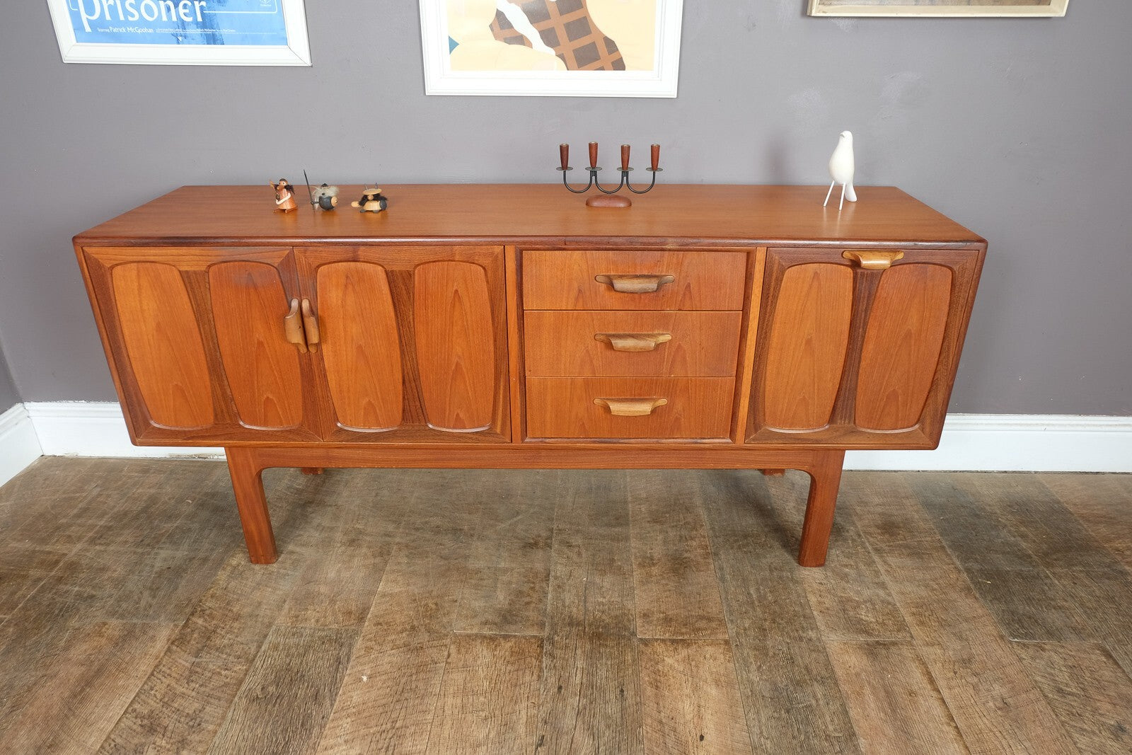 Vintage Retro Small Teak G Plan Brasilia Sideboard - Rare