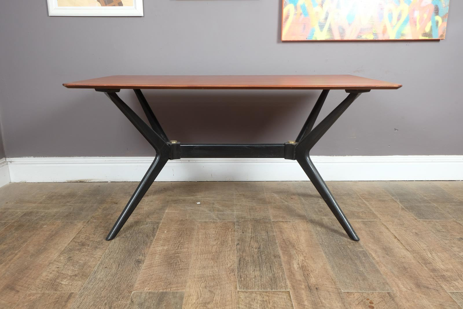 Vintage Retro G Plan Librenza Helicopter Plank Dining Table