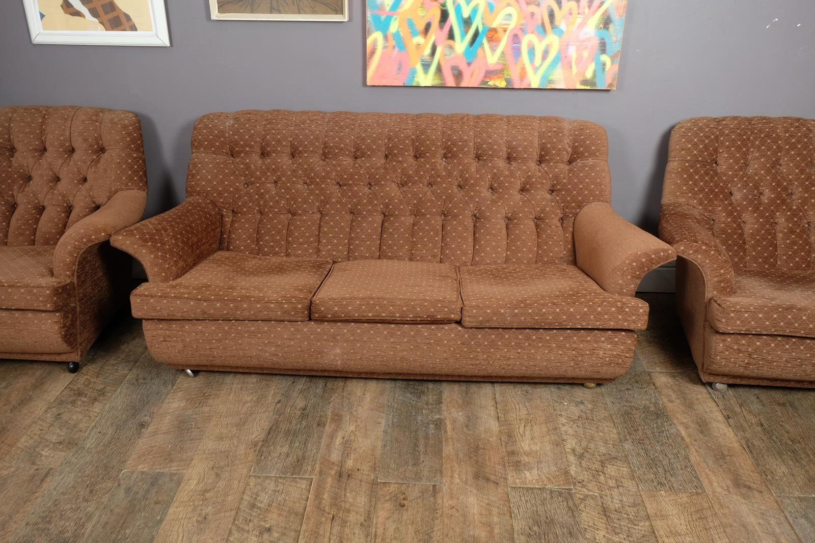 Vintage Retro G Plan 3 Piece Suite