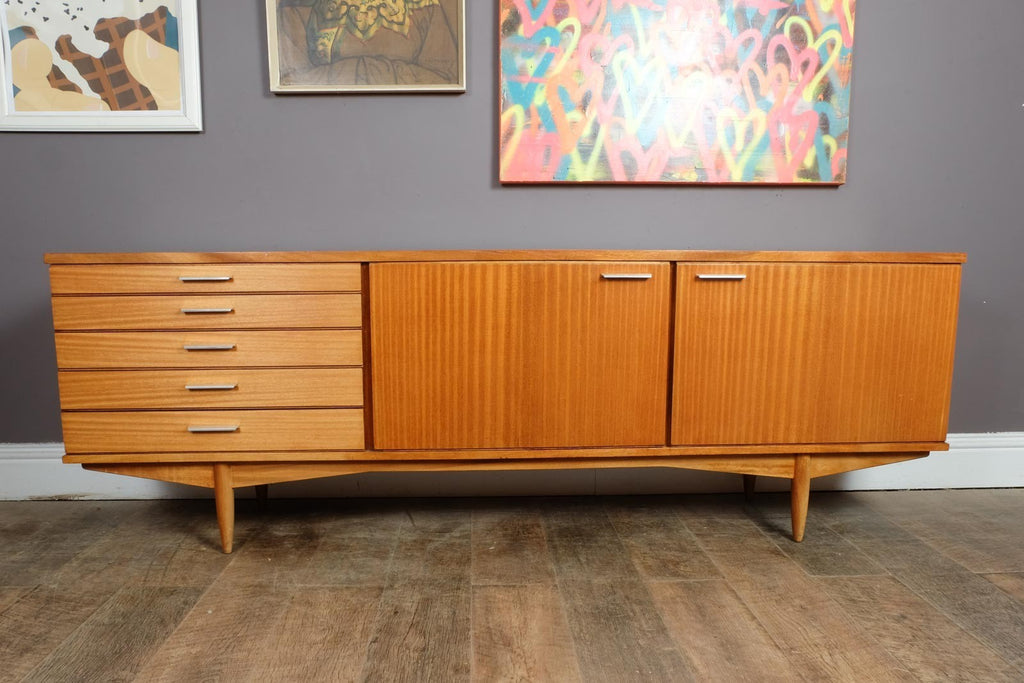Vintage Large Teak Long John Sideboard by White and Newton