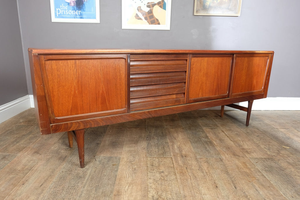 Vintage Retro Large Dark Teak Mid Century Sideboard by EON