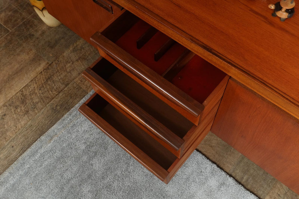 Vintage Retro Large Teak Long John Sideboard by Greaves and Thomas