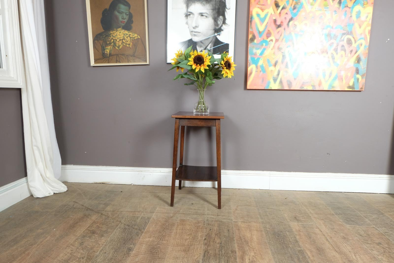 Vintage Retro Antique 2 tiered Side table