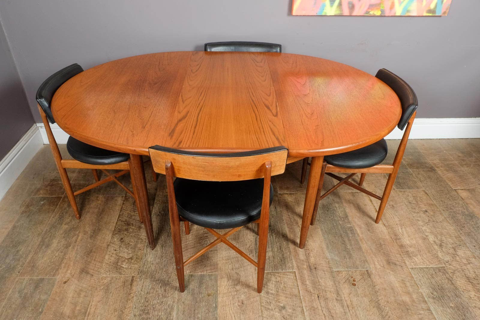 Vintage Retro G Plan Fresco Dining Table and 4 Chairs