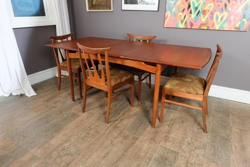 Vintage Retro G Plan Brasilia Extending DIning Table and 4 Chairs
