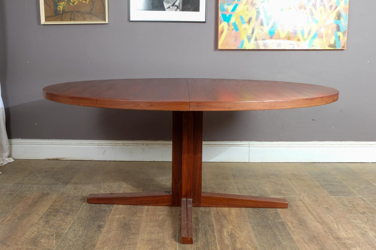 Vintage Retro Large Danish Rosewood Dining Table by John Mortensen for Heltborg