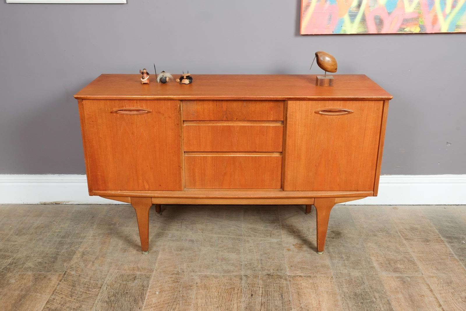 Vintage Retro Mid Century Teak Small Sideboard by Jentique