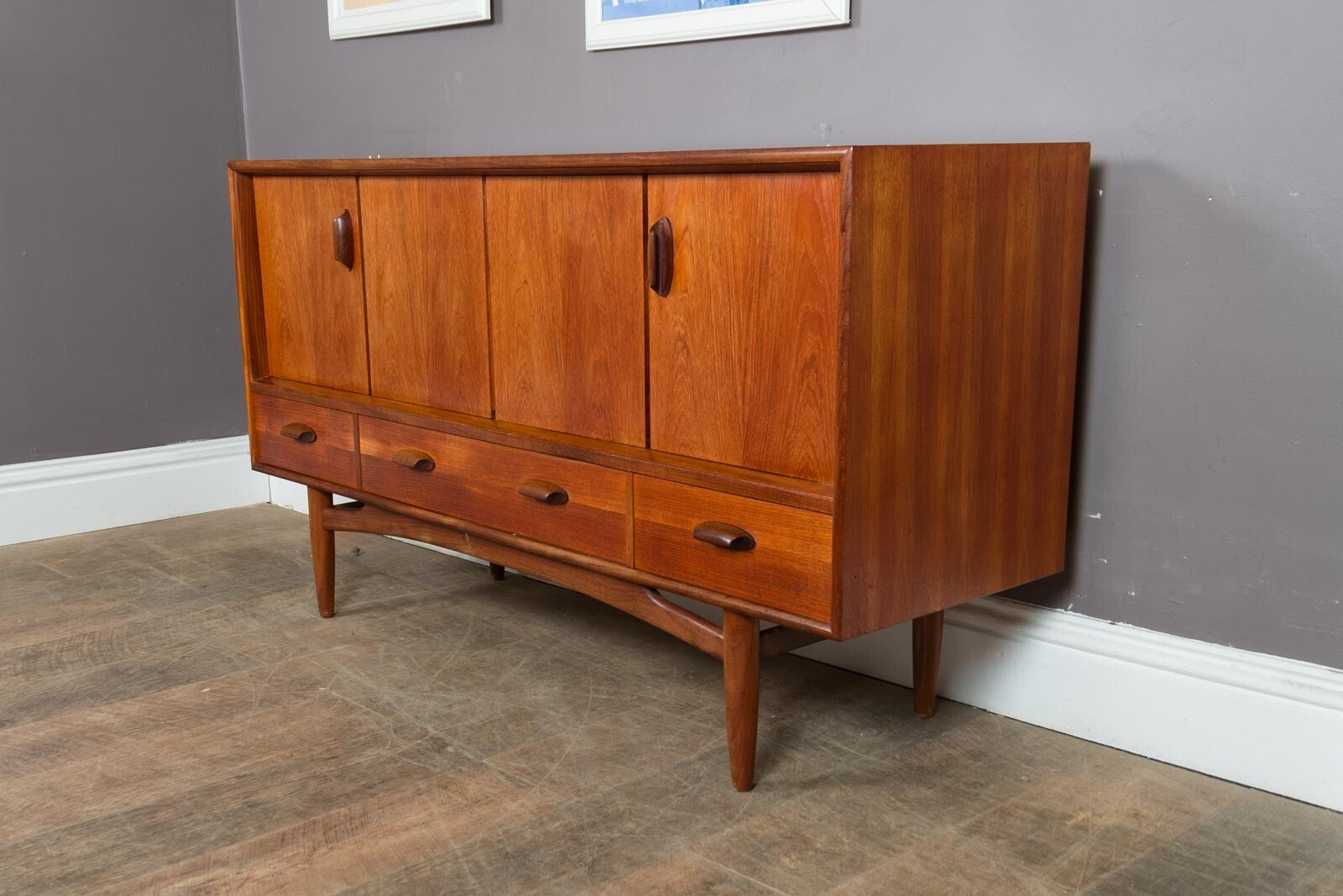 Vintage Retro Small Teak G Plan Brasila Sideboard