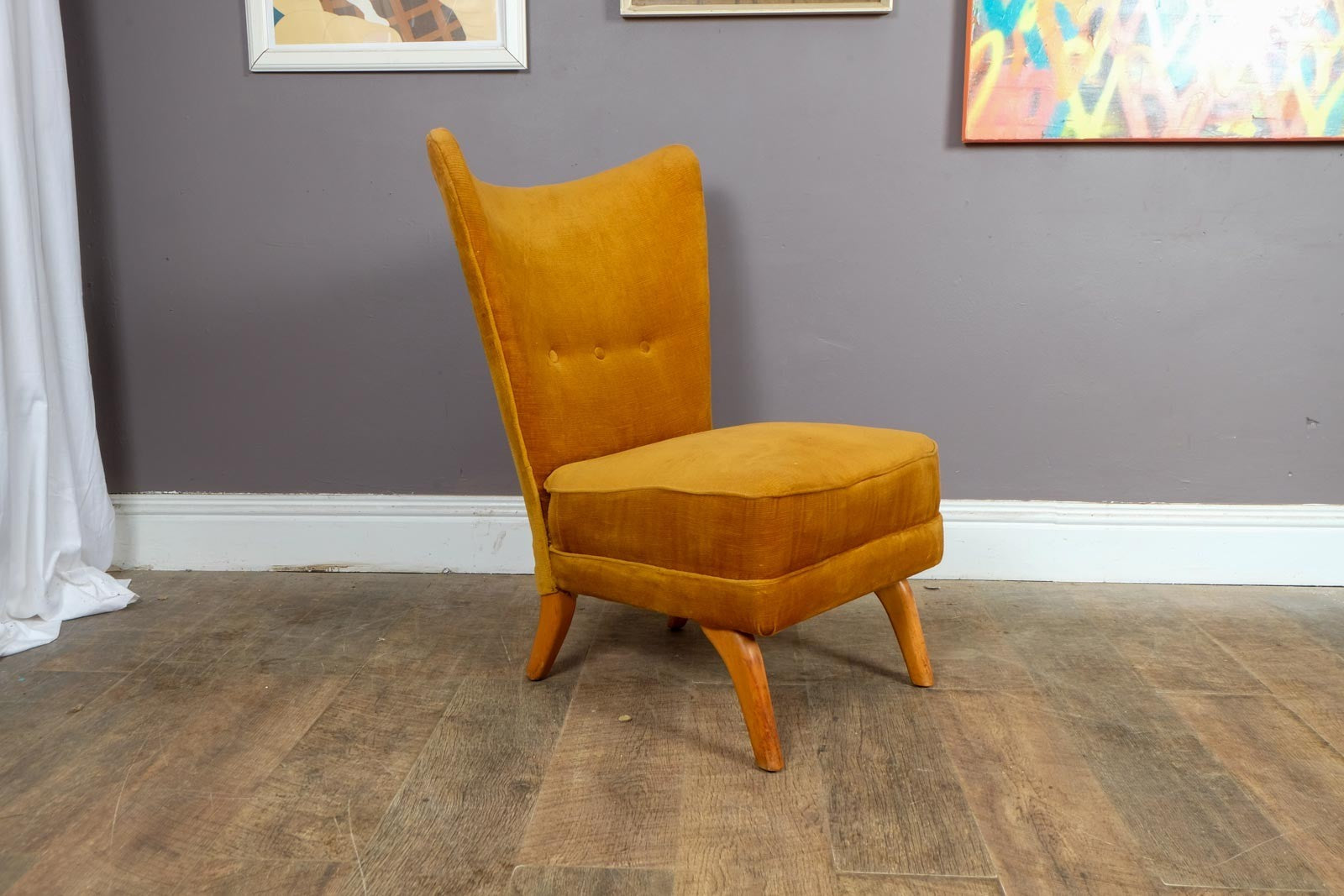 Vintage Howard Keith 'Encore' Cocktail Accent Chair by HK Furniture