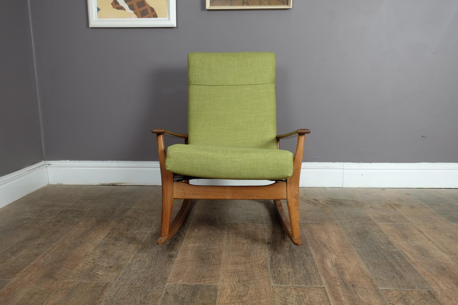 Vintage Retro Mid Century Afromosia Armchair by Furpro