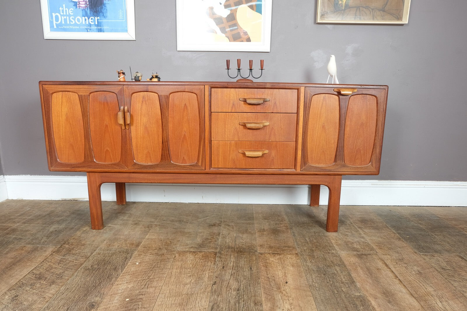 Vintage Retro Small Teak G Plan Brasilia Sideboard - Rare