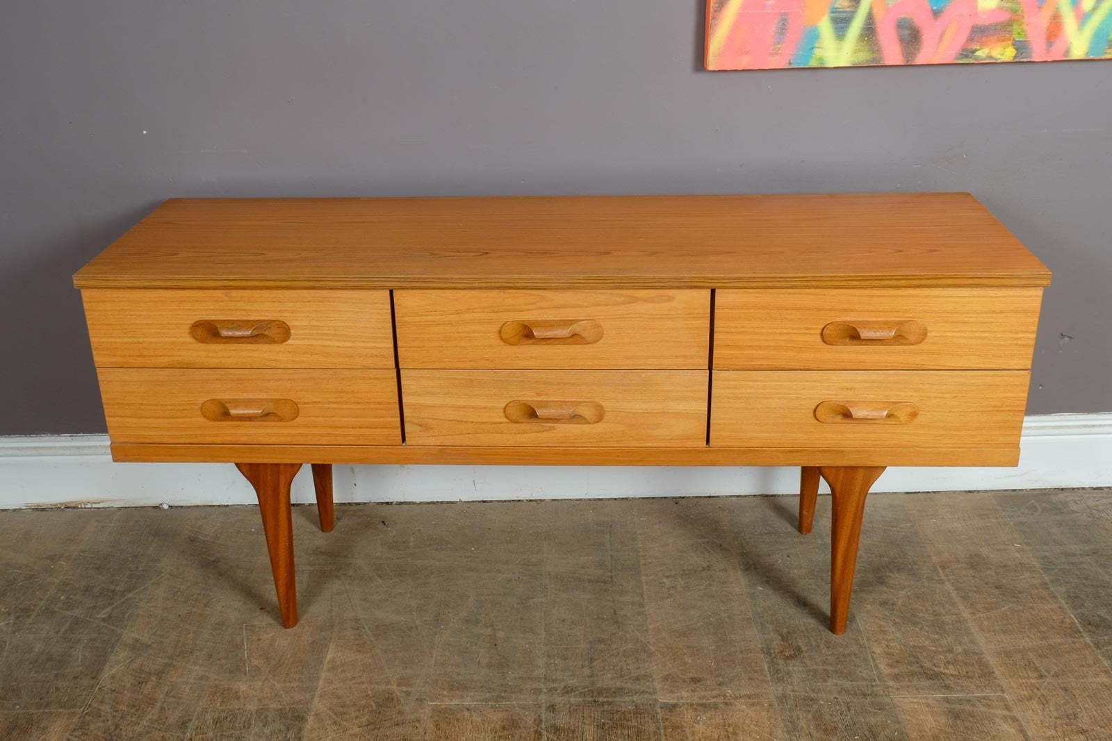 Vintage Retro Mid Century Teak Drawer Unit Sideboard by Austin Suite
