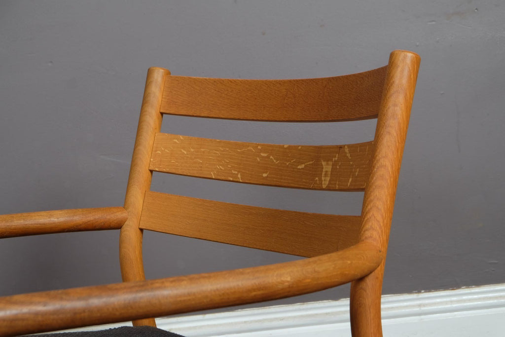Vintage Retro Pair of Jed Light Oak Armchairs by David Irwin, Habitat