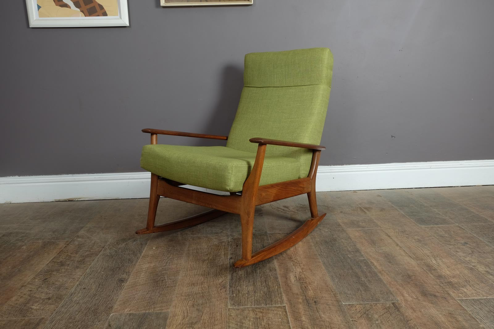 Vintage Retro Mid Century Afromosia Armchair by Furpro