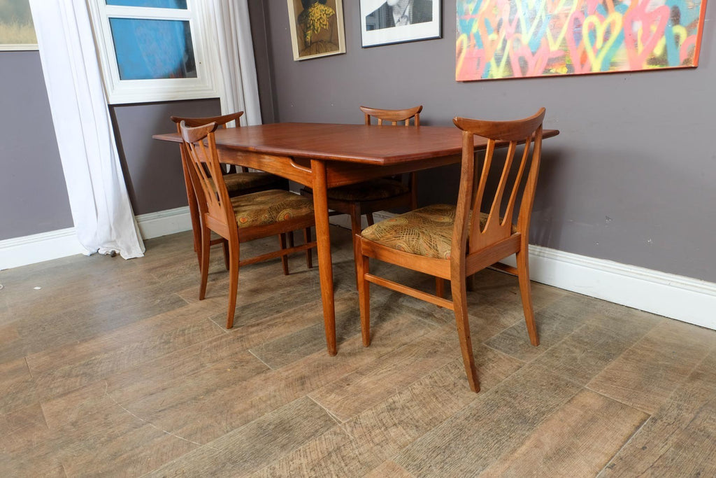 Vintage Retro G Plan Brasilia Extending DIning Table and 4 Chairs