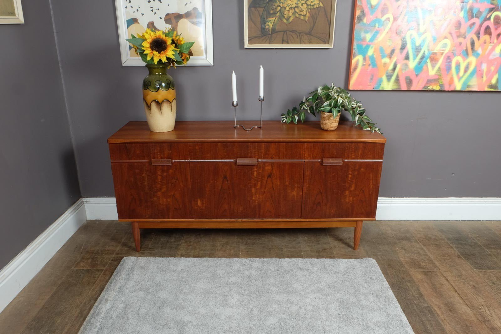 Vintage Retro Mid Century Teak Sideboard by Frank Guille for Austin Suite