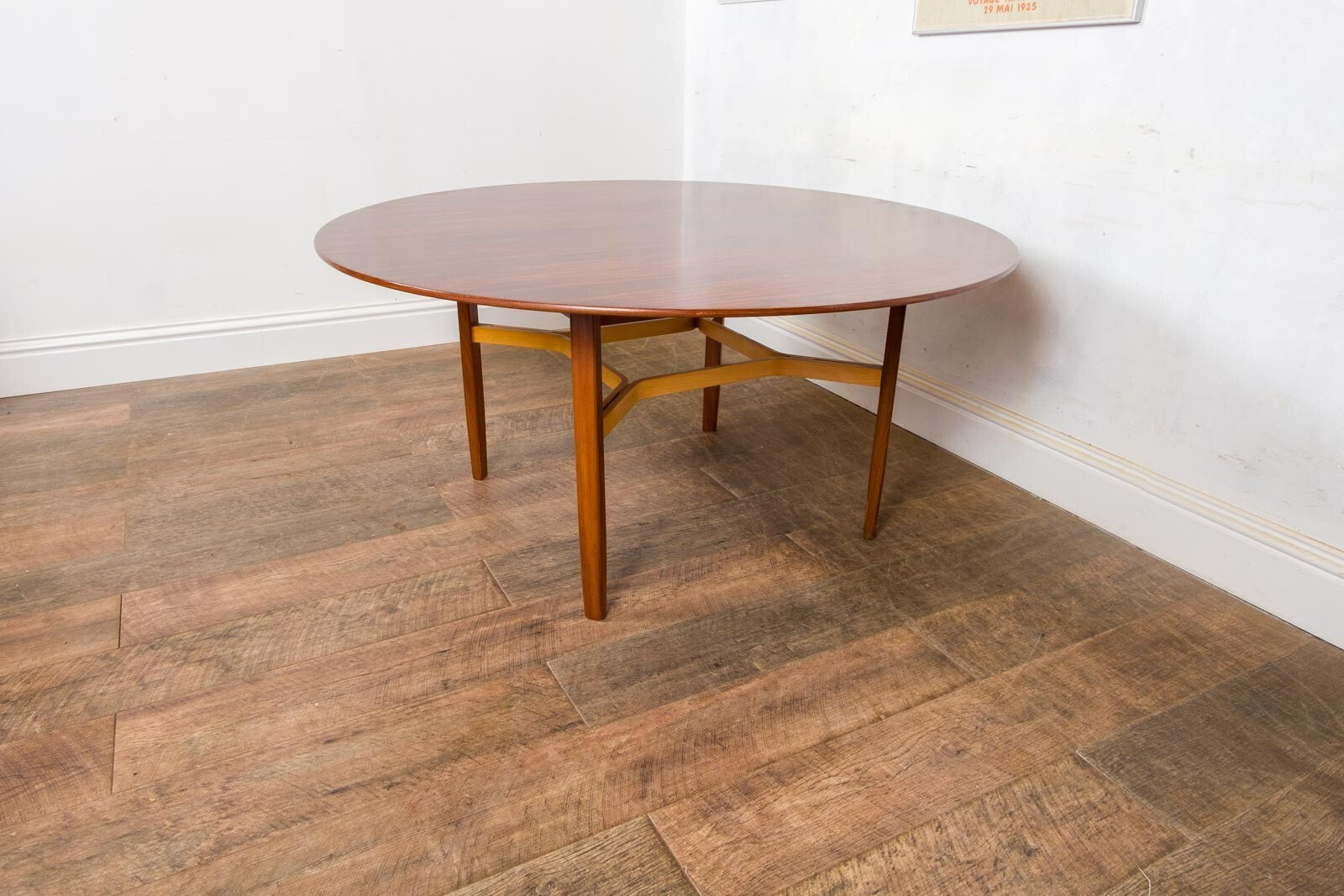Vintage Low Conference Dining Table by Lewis Butler for Knoll International