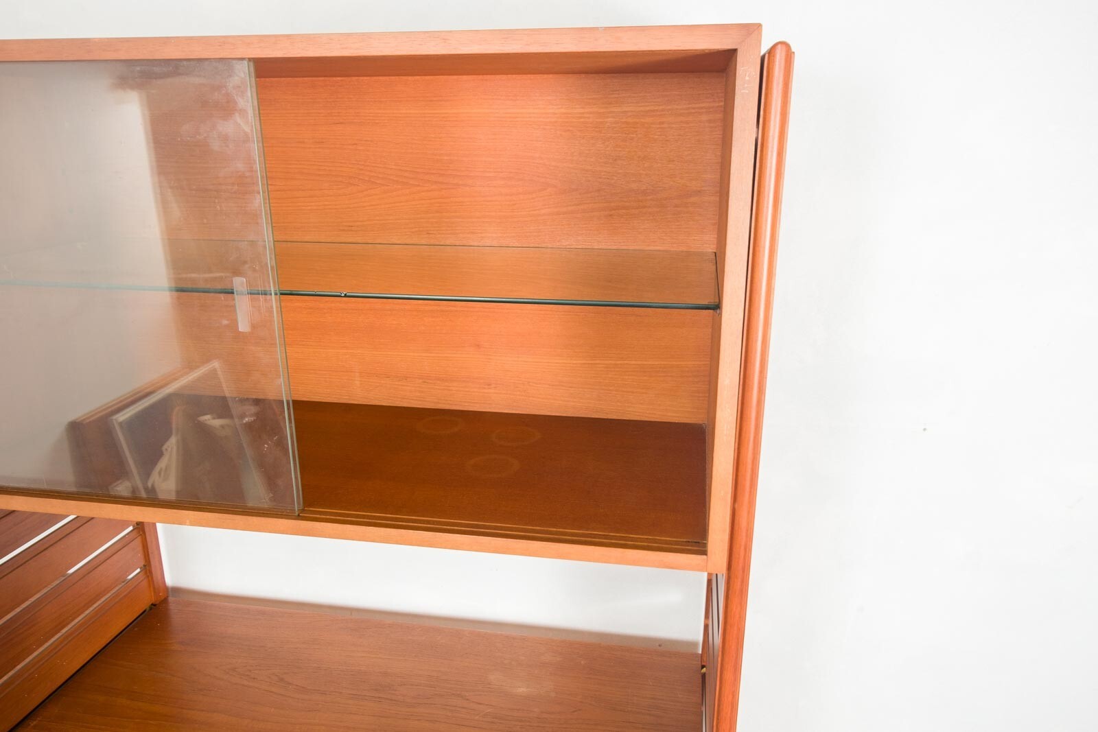 Vintage Retro 2 Bays of Wooden Teak Ladderax