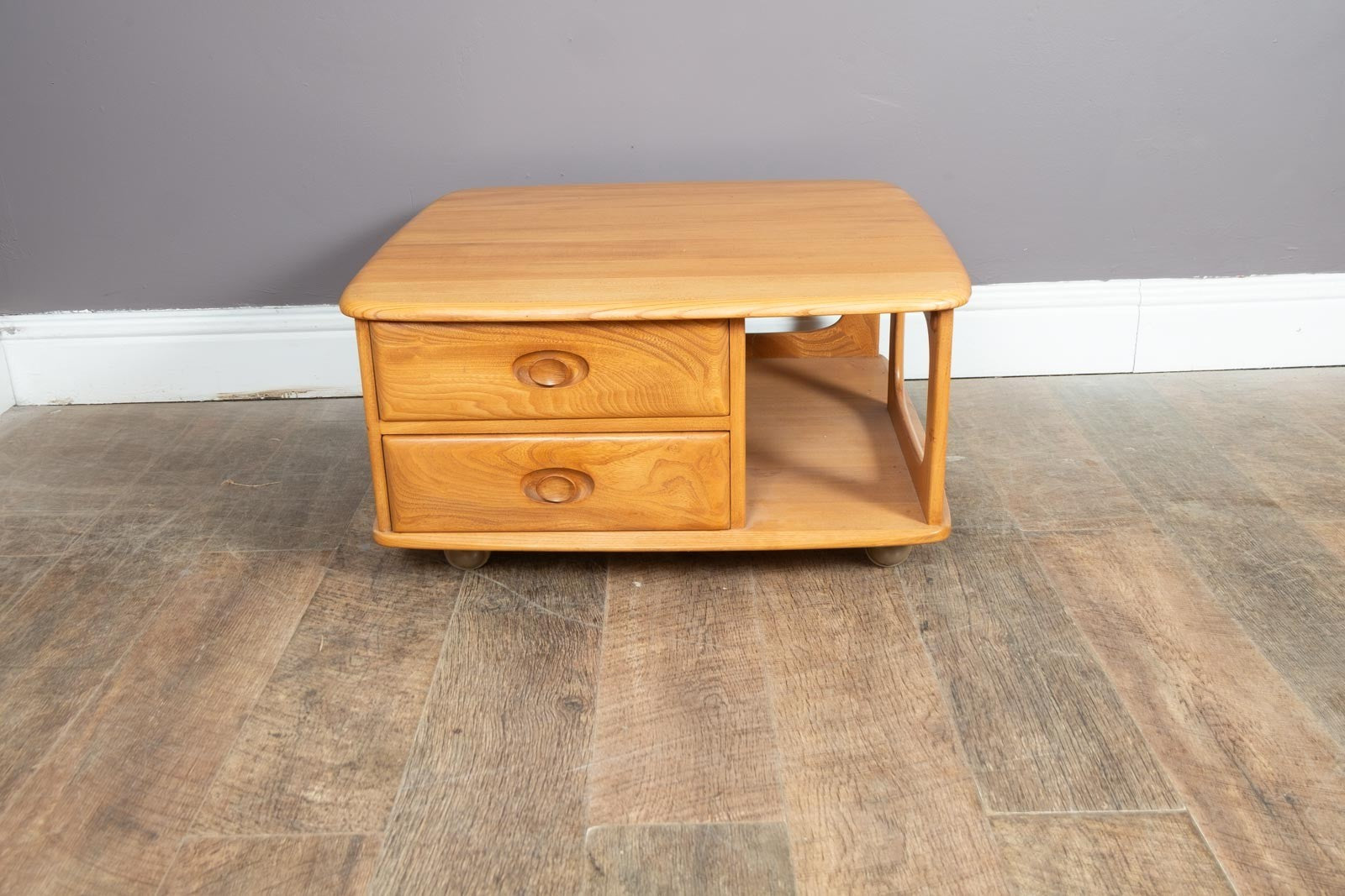 Ercol Light Elm Pandora Box Coffee Table