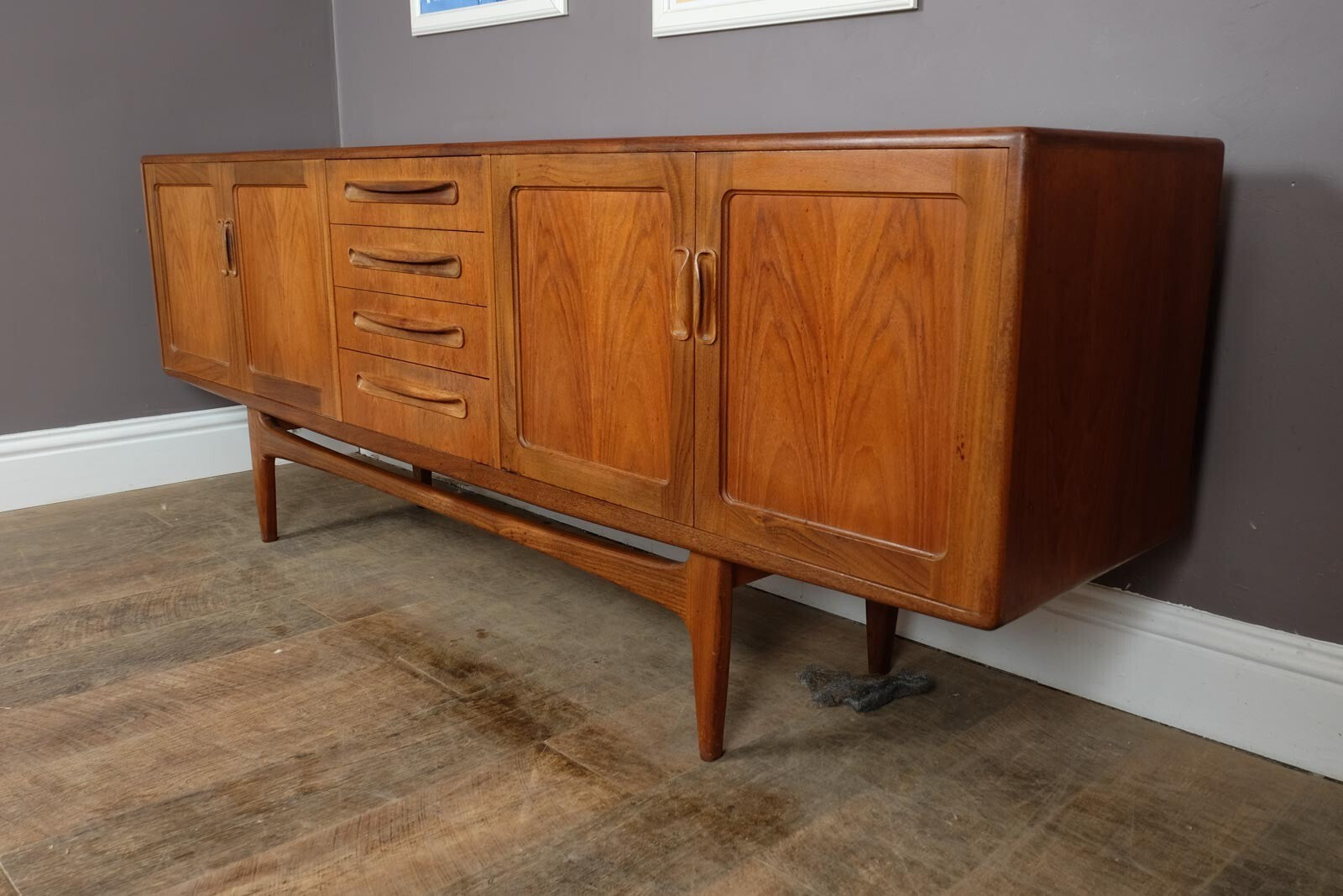 Vintage Retro G Plan Fresco Long John Teak Sideboard