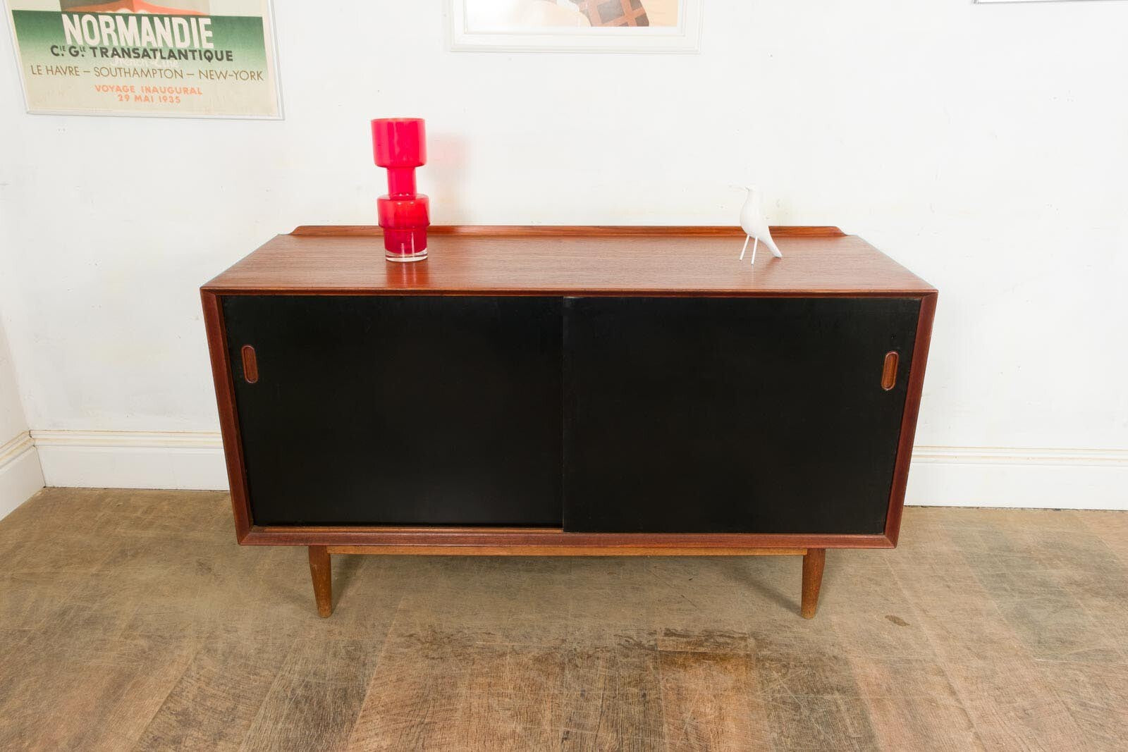 Vintage Teak Mid Century Danish Sideboard By Arne Vodder for Sibast