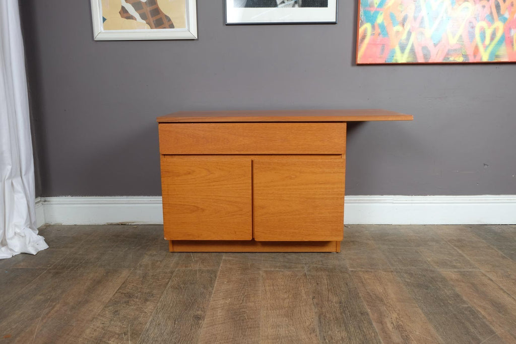 Vintage Retro Beaver and Tapler Teak Base Unit Cabinet