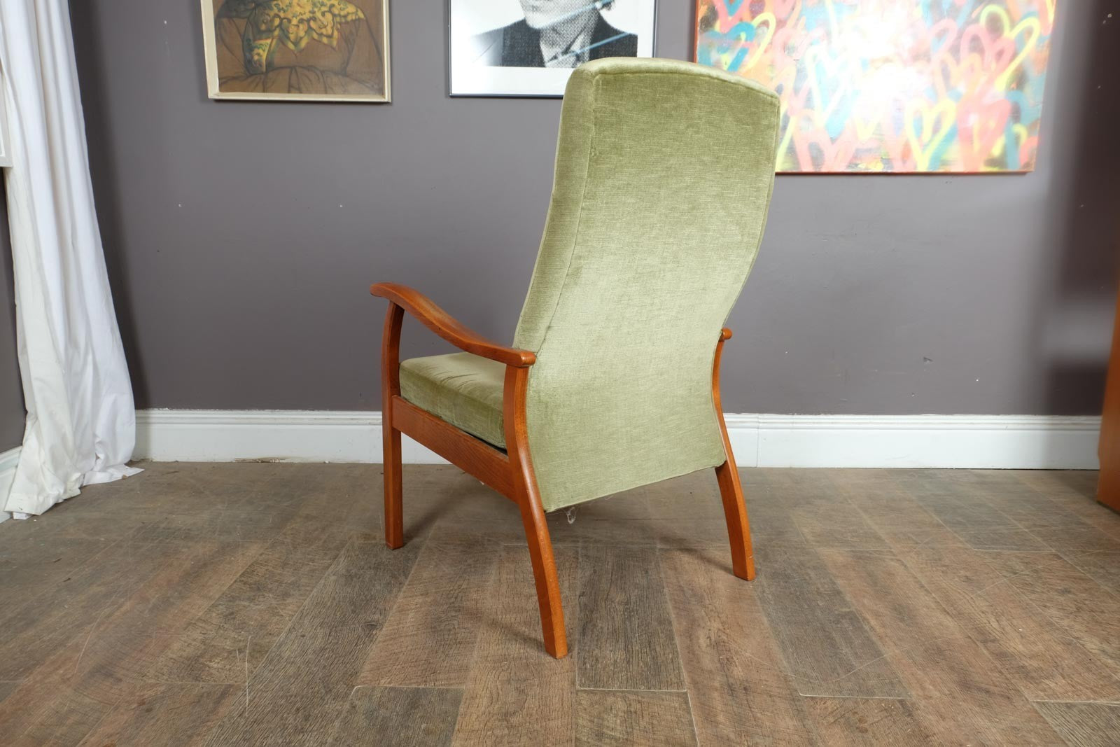 Vintage Retro Mid Century Side Chair by Parker Knoll