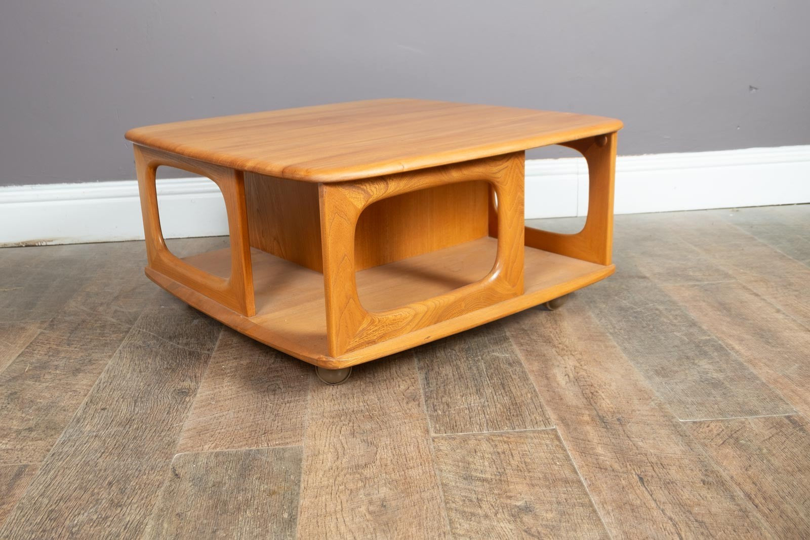 Ercol Light Elm Pandora Box Coffee Table